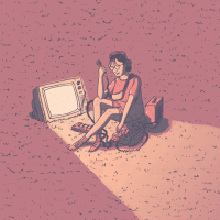 illustration fall GIF by Laurent Hrybyk