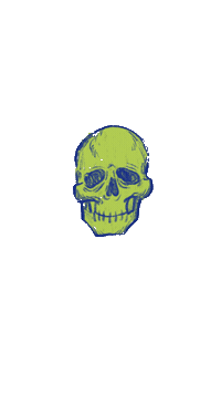 muskaan_rudhra head skulls skull head muskaan 1 Sticker