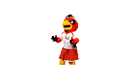 Big Red Football Sticker by Lamar University