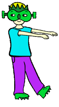 Trick Or Treat Dance Sticker