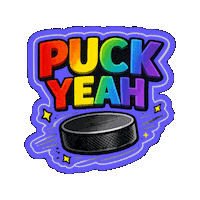 Puck Sticker by LongIslandHockeyCo