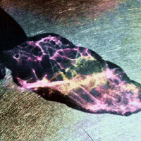 mollie_serena love rainbow trippy light GIF