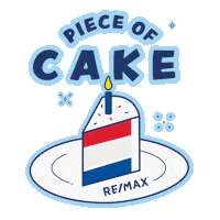 Piece Of Cake Sticker by REMAXCentreRealtors
