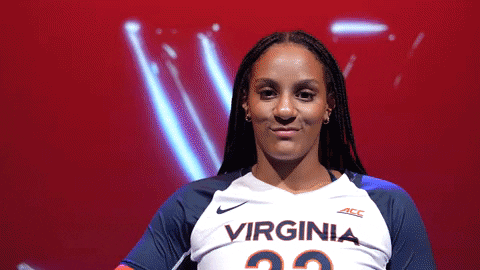 Volleyball Uva GIF by Virginia Athletics