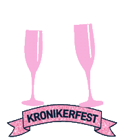 Kronikerskål Sticker by Kroniske Influencers