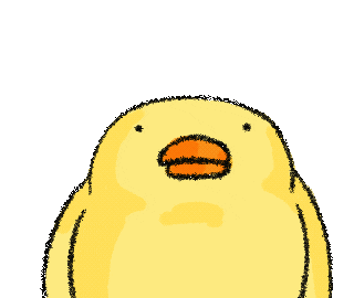 Bird Chicken Sticker by ぴょろりんちょ（ひよこ人間ぴよ）