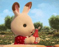 sylvanianfamilies_es food ups ketchup ops GIF
