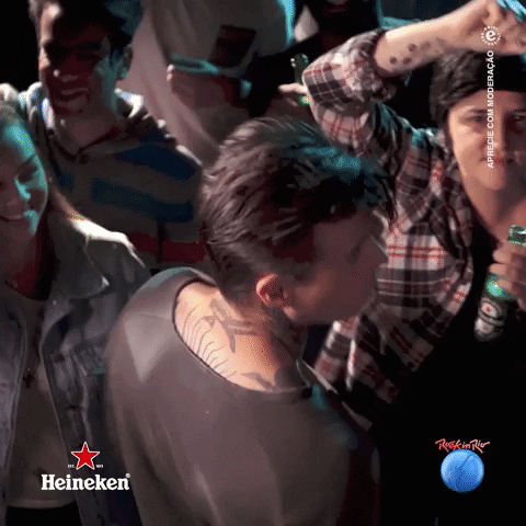 Rock N Roll Beer GIF by Heineken Brasil