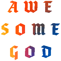 Awesome God Sticker by Every Nation