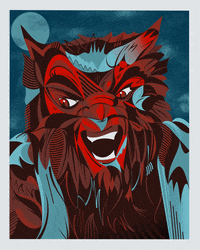 Dual_Streets illustration halloween digital monster GIF
