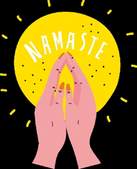 lilsunshine05 hand yoga zen namaste GIF