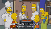 homer simpson cooking GIF