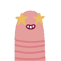 Happy Starry Eyed Sticker