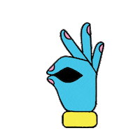 Hand Sticker by Mellow Gold Studio