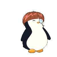 In Love Hearts Sticker by Pudgy Penguins