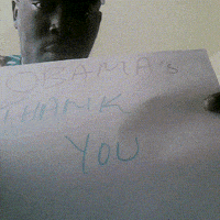 thank you obama GIF by The Standing O