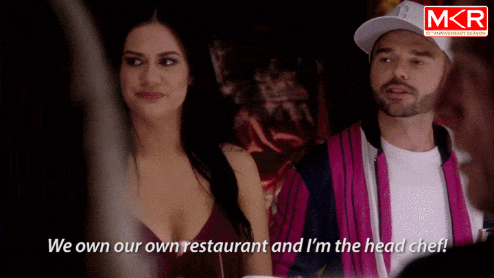 amanda blake chef GIF by My Kitchen Rules