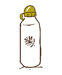 Camping Water Bottle Sticker by atlasformen