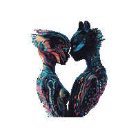 Couple Avatars Sticker by Preneura