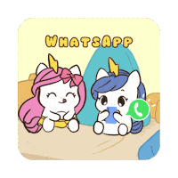Wa Text Me Sticker by Brave Unicorn