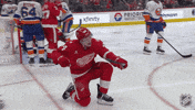 Happy Red Wings GIF by NHL