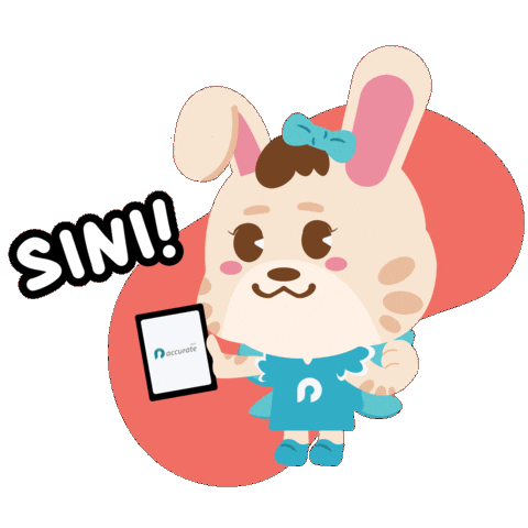 Rabbit Deer Sticker by Accurate Indonesia