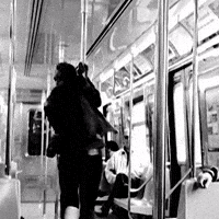 Black And White Subway GIF by Feeder