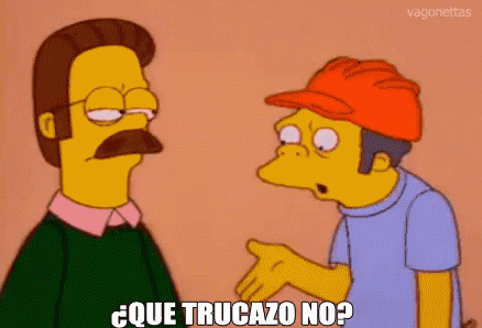 pirlumartnez giphyupload ned flanders moe trucazo GIF