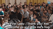 michelle obama hug GIF by Obama