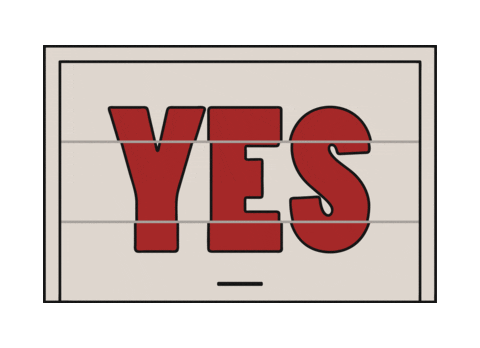 Yes Or No Girl Sticker