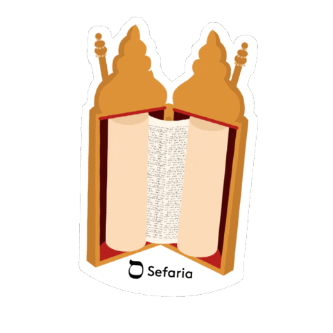 SefariaProject jewish jew scroll hebrew Sticker