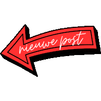 New Post Arrow Sticker