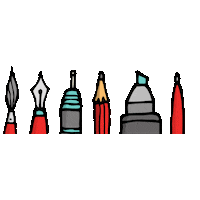 Writing Pencil Sticker