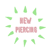 Tattoo Piercing Sticker by Piercingstudio heul doch