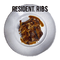 deresident meat steak ribeye spareribs Sticker