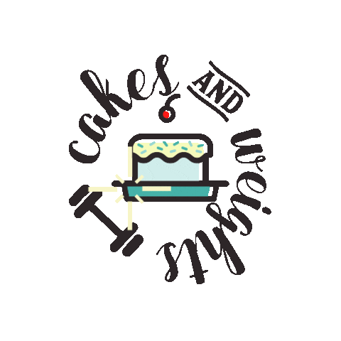 cake weights Sticker by Lil Buff Protein