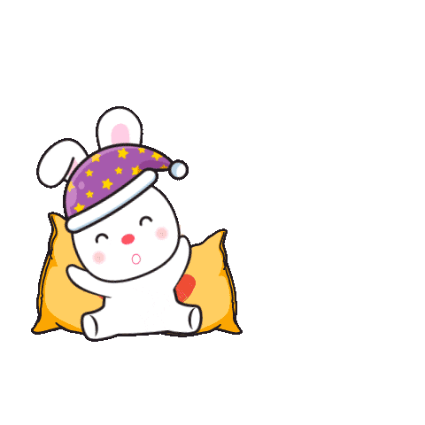 Good Night Sleeping Sticker by Charm Indonesia