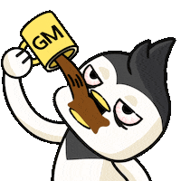 Tired Good Morning Sticker by OOZ&mates