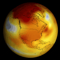earth warming GIF by NASA