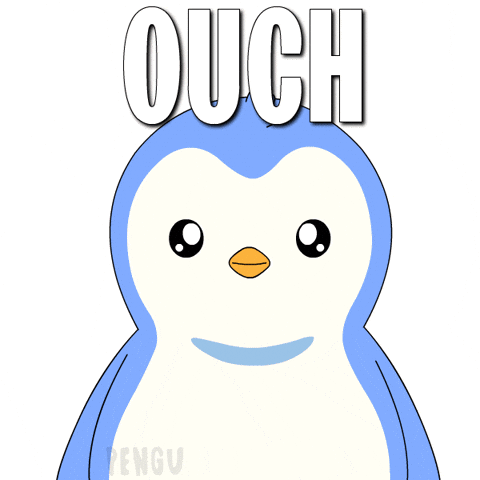 Penguin Pain GIF by Pudgy Penguins