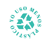 Yo Uso Menos Plastico Sticker by omgblog