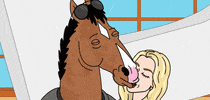 Kissing Naomi Watts GIF by BoJack Horseman