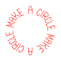 bgglow red circle geometry bgglow Sticker