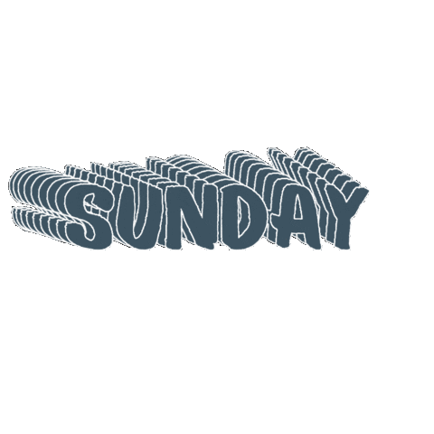 Sunday Sticker by Brey Shirley