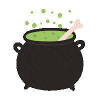 Trick Or Treat Halloween Sticker by Happy Mouse Studio