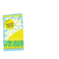 Pop Corn Sticker by BjornQorn