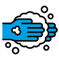 Hands Cleaning Sticker by Simpsons Creative