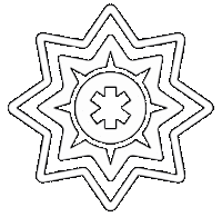 bluelightcard logo blue light icon Sticker