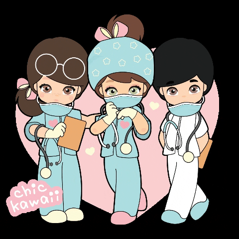 chickawaii giphygifmaker health doctor hospital GIF