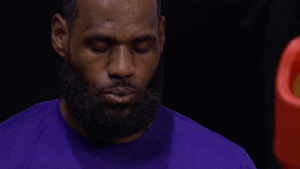 Breathe Lebron James GIF by NBA